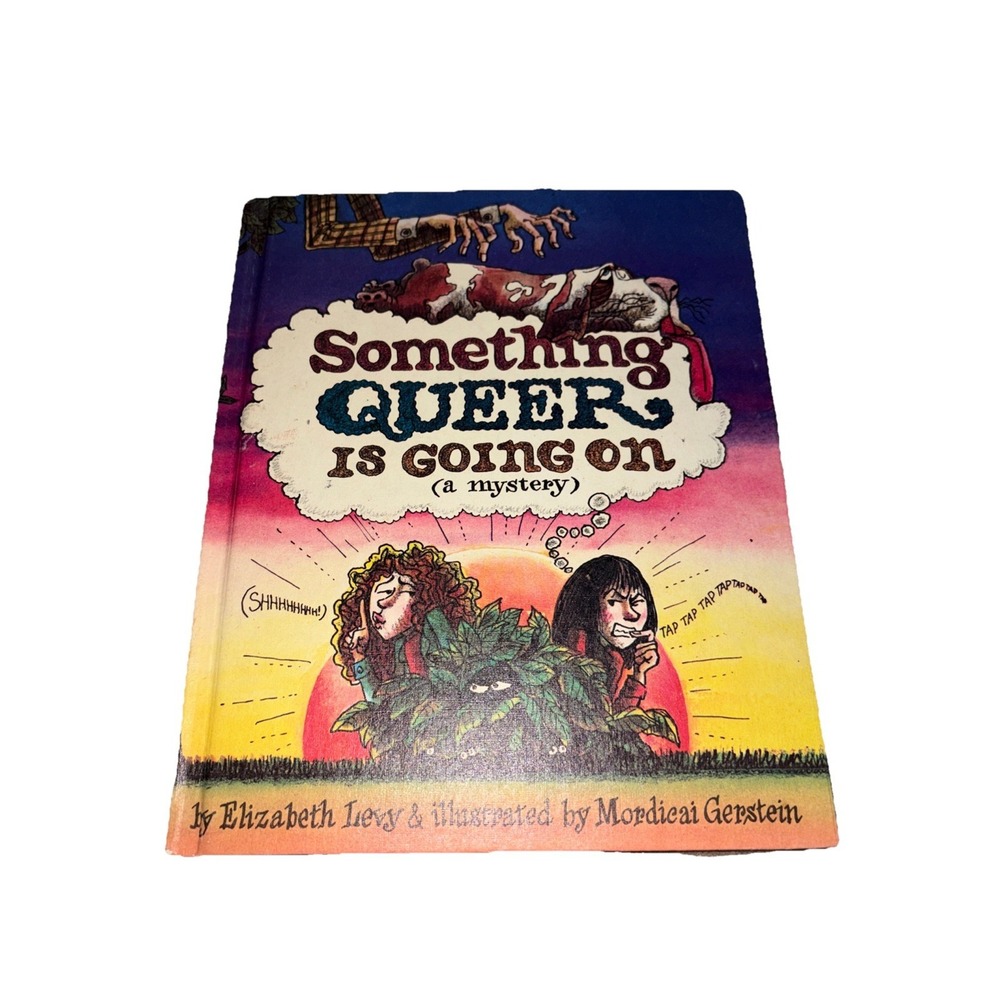 BOOK Something Queer is going on A Mystery Elizabeth Levy HC Mordicai Gerstein